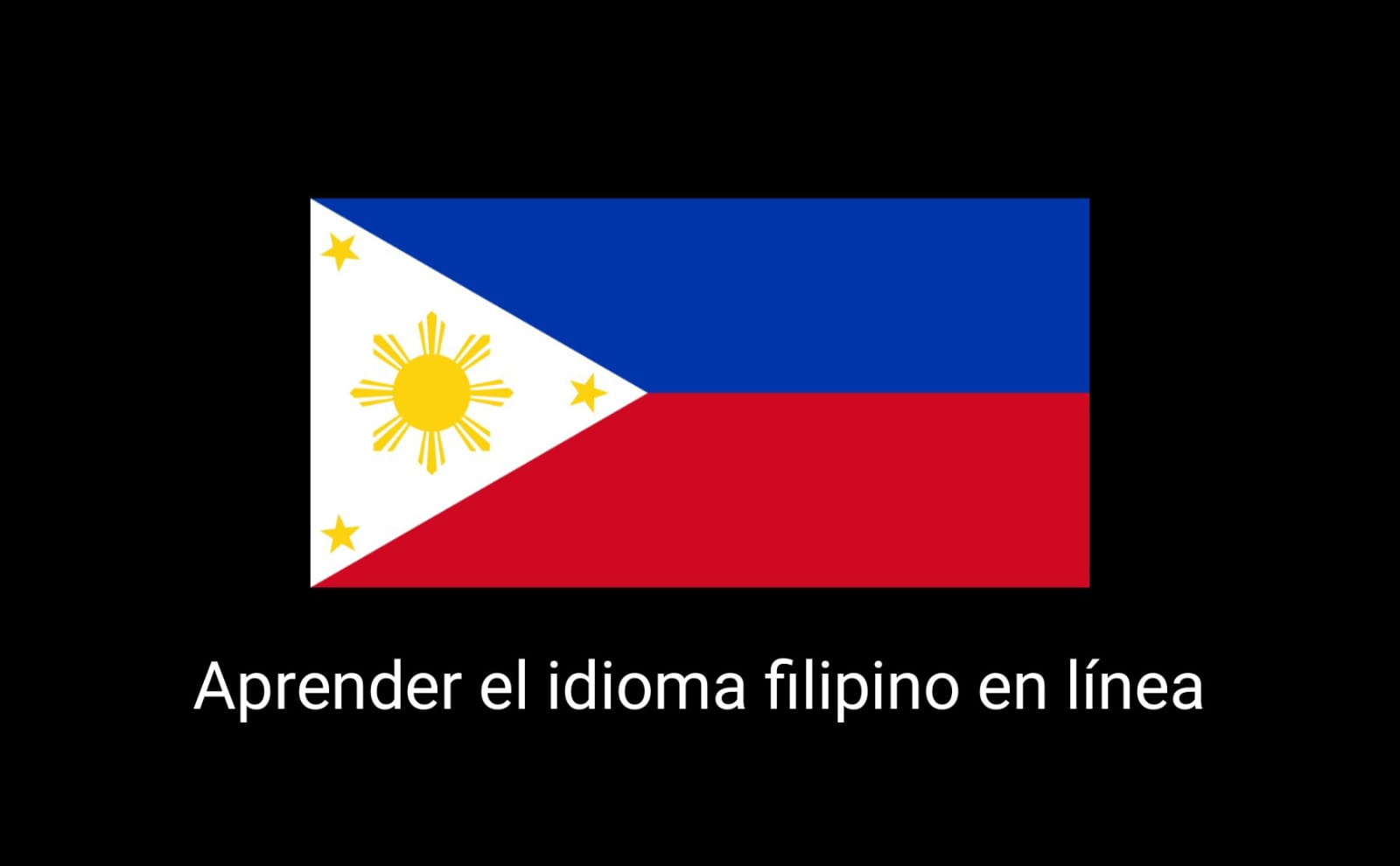 Aprender el idioma filipino en línea